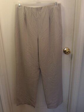 Worthington Stretch Beige Dress Pants W 16